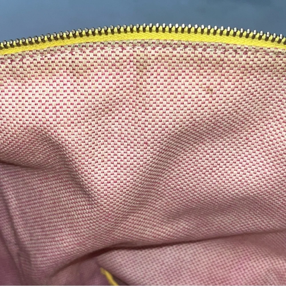 Dooney & Bourke Golden Yellow Dillen Saffian Leather Hobo Shoulder Bag